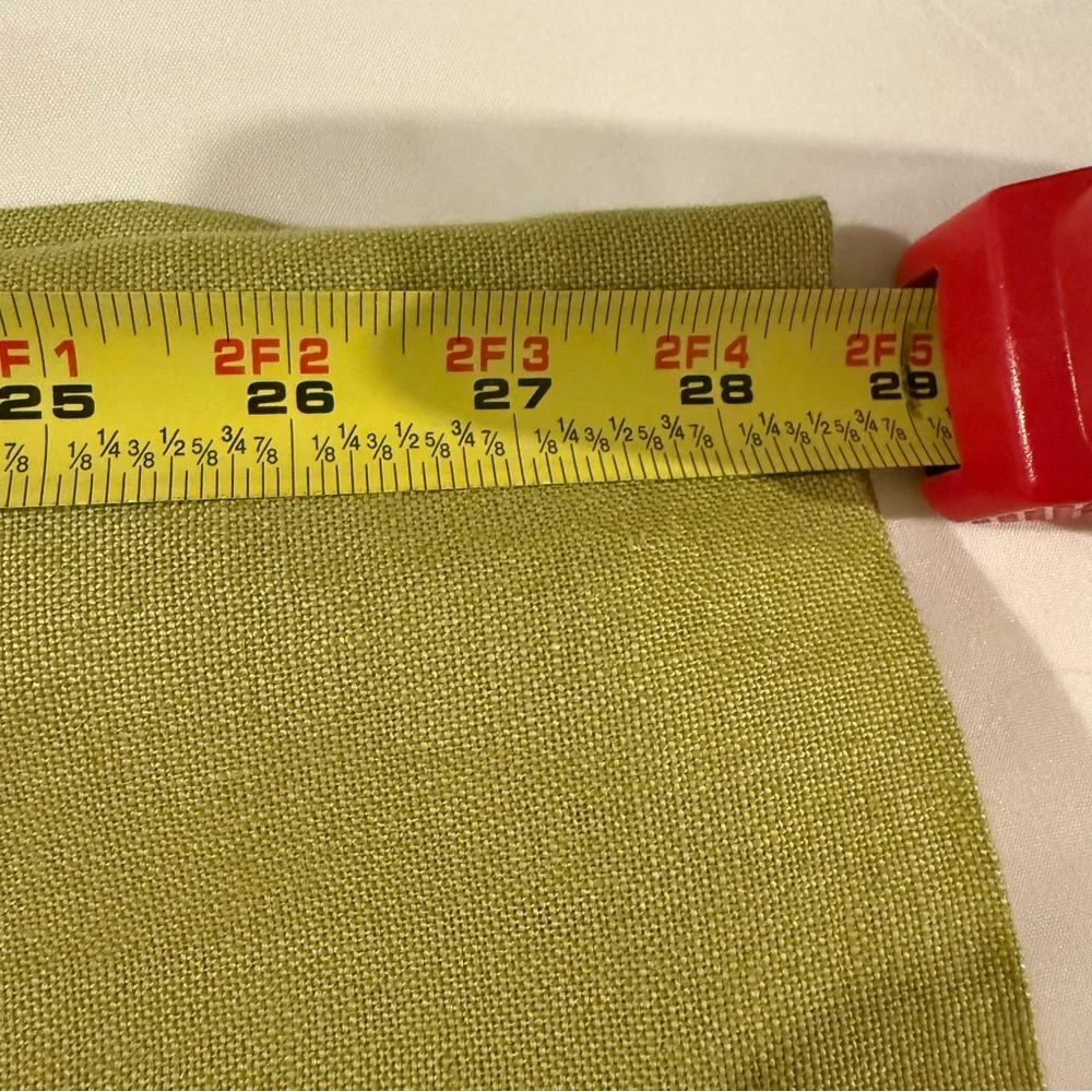Talbots, Trish Linen Lime Green Wide Leg Linen Pants – Size 10P - Picture 11 of 13